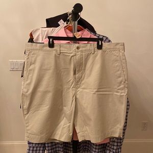 Ralph Lauren Polo mens chino shorts in tan size 42